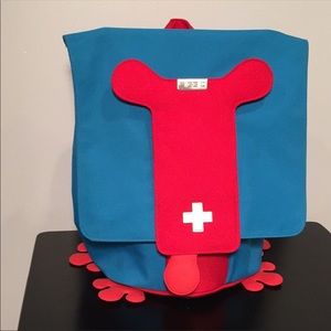 SIGG Swiss Blue & Red Kids Backpack NWOT